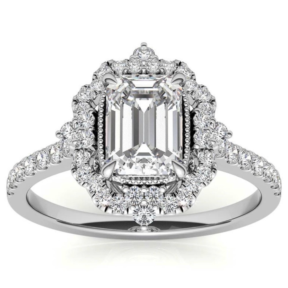 Moissanite Engagement Ring- size 9